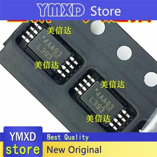 10pcs/lot New Original LM393PWR L393 dual differential comparator patch TSSOP8 In Stock