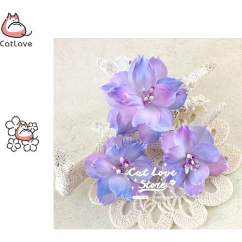4PCS Flower Series Metal Cutting Dies Scrapbooking Stencil Die Cuts Card Making DIY Decorative Craft Embossing New Dies For 2019