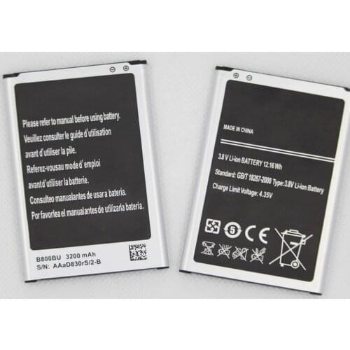 5pcs/lot B800BE For Samsung Galaxy Note 3 N900 N9002 N9005 N9006 N9008 B800BC with NFC 3200mAh Replacement Phone Battery