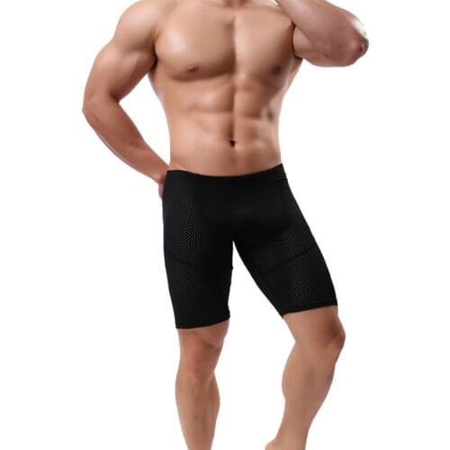 New Mens Underwear Boxers Breathable Holes Homme Boxershorts Men Boxers Sexy Male Underpants Tight Mesh Boxer Shorts