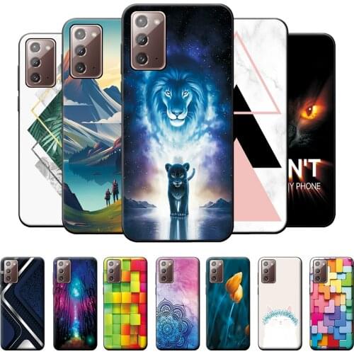 Case For Samsung Galaxy Note20 Case For Samsung Note20 Lion Cute Cover Bumper on Samsung Note20 Note 20 Shockproof Silicone Case