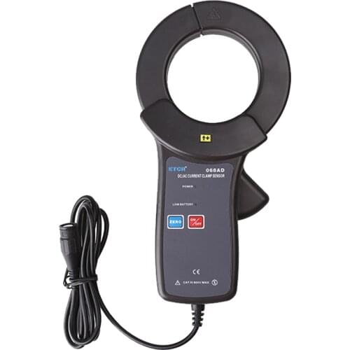 ETCR068AD AC / DC clamp current sensor, Range DC 0 ~ 2000A; AC 0 ~ 1000A, Resolution 0.1A AC / DC
