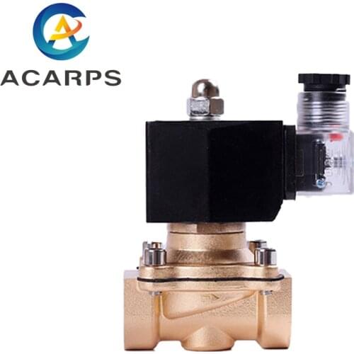 DN15 DN20 DN25 DN32 DN40 220v Lpg Natural Gas Solenoid Valve N/C Electric Valve 12vdc High Temperature Gas Lpg Solenoid Valve