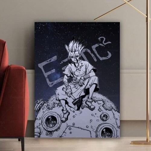 Doctor STONE Senku Ishigami Anime Home Decor Canvas Posters Prints Decoration Art Wall Pictures Manga Living Room Painting