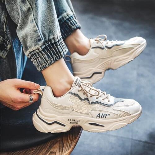 Breathable Massive Mens Running Shoes Mens Shoes Men Sneakers Sport Shoes Mens Sports Beige Basket Work Fitness Runners B-990