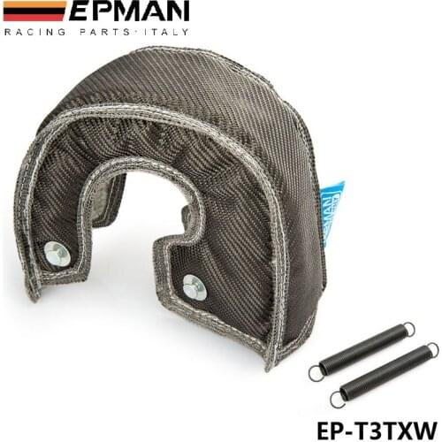 EPMAN Carbon Fiber Turbo Blanket heat shield Cover High Performance FOR T3 / GT37 GT30 EP-T3TXW
