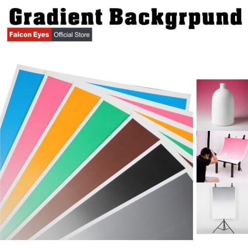 Falcon Eyes Photo Studio Accessory Photography Background 80X110cm Gradient Backdrops For Products Shooting