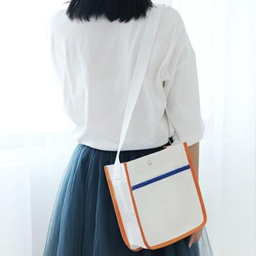 Canvas Bag Women Casual Woman Messenger Bag Handbags Ladies Crossbody Canvas Shoulder Bag Woman Totes Purse