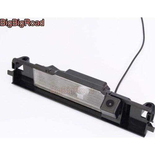 BigBigRoad Car Rear View Parking CCD Camera For Toyota Yaris Vitz Hatchback MK2 2005-2013 / Belta XP90 2005-2013 Hatchback