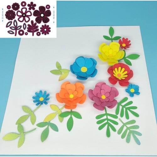 Leaf, flower metal cutting mold scrapbook photo album decoration DIY handmade art