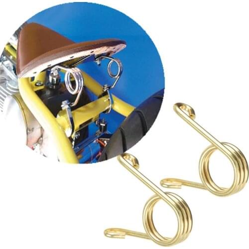 Motorcycle 3" Gold Scissor Torsion Type Solo Seat Springs Mount For Honda SUZUKI Harley Sportster 883 1200 Bobber Chopper Custom