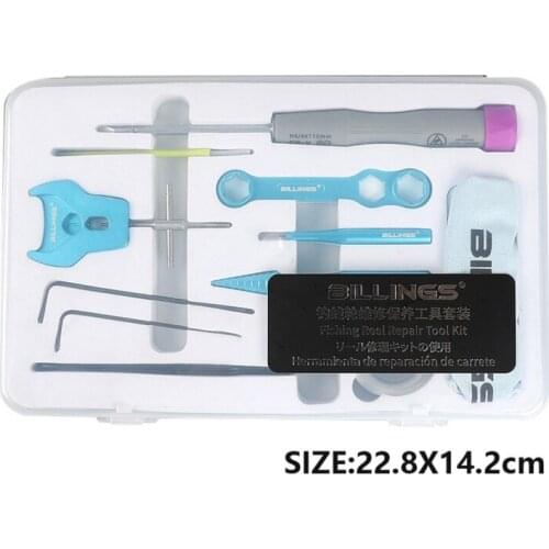 DIY Bait Fishing Reel Material Repair Kit Combination Repair Tool Spool Removal Device