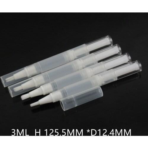 Wholesale 3ml Nail oil Bottles Tooth Whitening Pen Lipgloss Tubes Bottles Lip Gloss Concealer/Essential oil/Essence Bottle