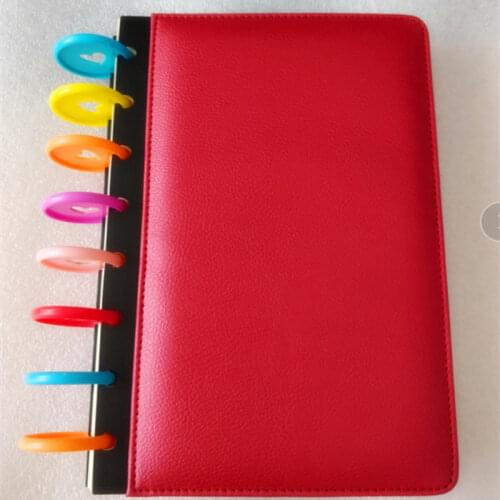 100 pieces of 35mm plastic binding ring loose-leaf color office DIY storage binding supplies ring CD color mushroom ring