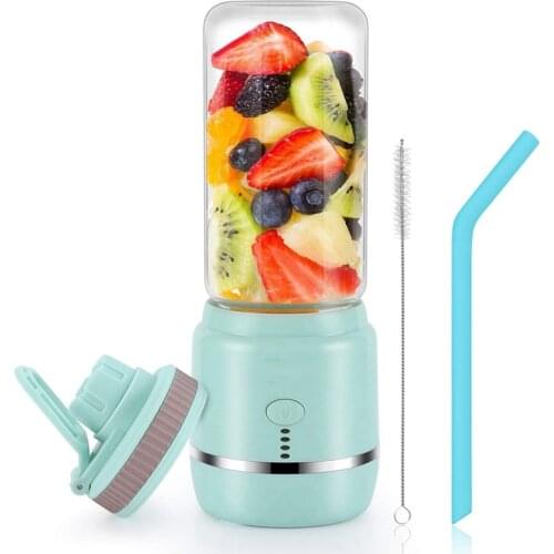 Portable Personal Blender, USB Rechargeable Wireless Electric Juicer Blender for Fruit Smoothies