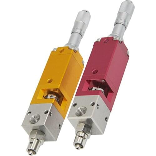 Precision Thimble Dispensing Valve BF-24 Snap-back Style Micrometer Dispensing Valve Square Valve