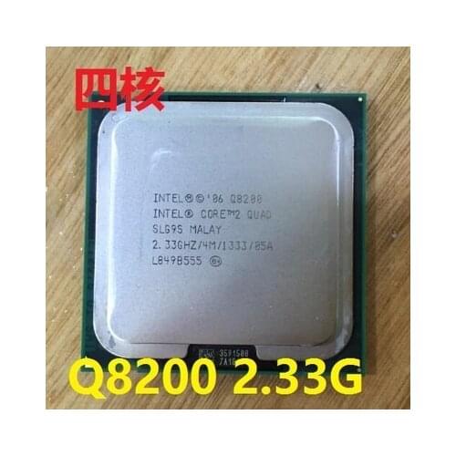 INTEL CORE 2 QUAD Q8200 q8200 Processor 2.33GHz 4MB Cache FSB 1333 Desktop LGA 775 CPU free shipping