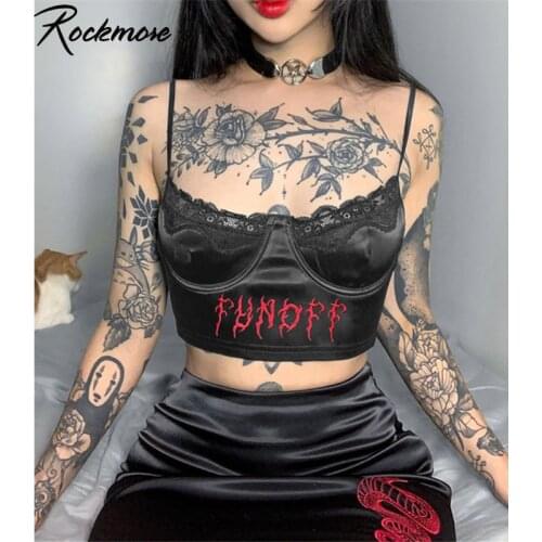 Женские укороченные майки Rockmore China At AliExpress