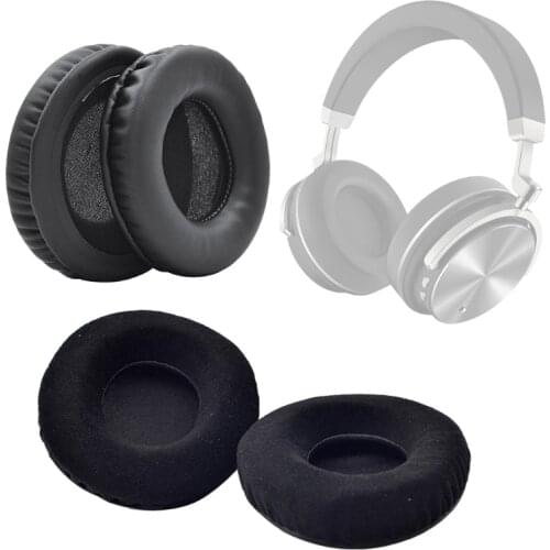 Replacement Ear Pads Cushion Cover Parts Earpads Pillow Compatible with Bluedio-T4 T4S T5 Headset of Replacement Cover