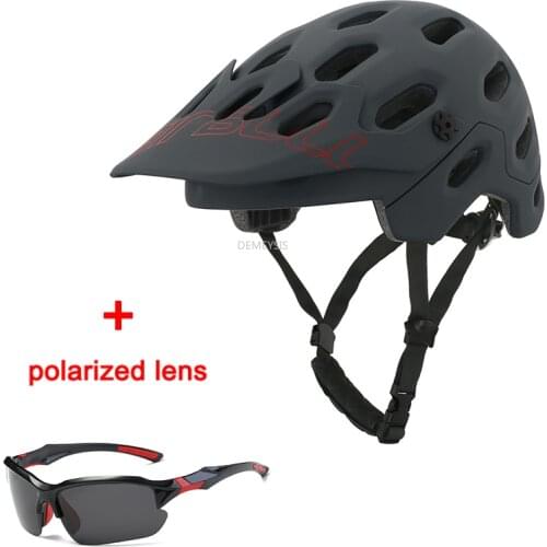 Sports Ultralight Racing Cycling Helmet with Sunglasses Riding Bicycle Road Bike Helmet In-mold Mountain Bike Helmets Motorcycle