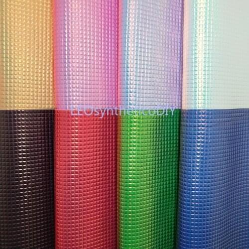 1PC 21X29CM Synthetic Letaher, Cuero Sintetico Embossed Diamond Leather For Making Bows Accessories LEOsyntheticoDIY T121B