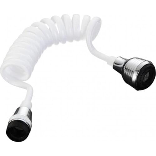 1pc Faucet Extended Hose 360 Rotatable Bent Water Saving Faucet Nozzle Bubbler Home Portable Bathroom Kitchen Faucet Accessories