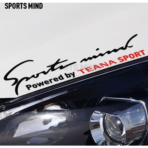 2 Pieces Sports Mind Car Styling On Car Lamp Eyebrow Automobiles Car Sticker For nissan teana j31 exterior accessories