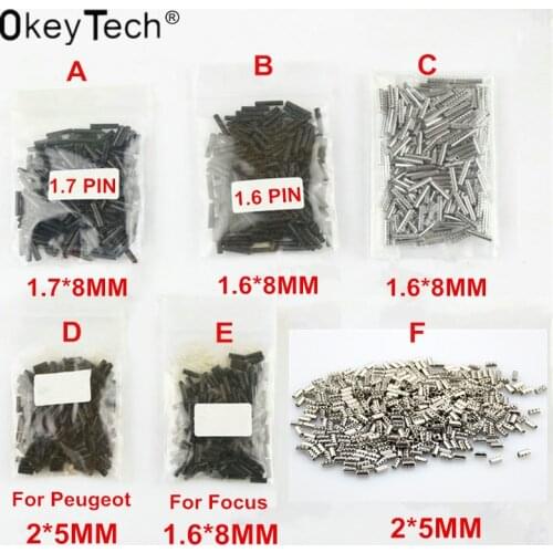 200Pcs/Lot Fixed Car Flip Remote Key Pins Screws Set Locksmith Tools Part Repair Accessories Auto Key Blade fixing connector