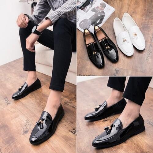 2020 Winter Outdoor Fashion Men Leather Shoes Loafers Driving Slip On Sneakers For Male Zapatillas Hombre Brand Wedding Flats