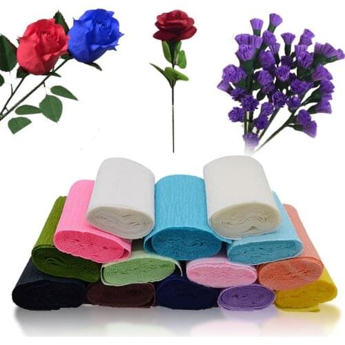 250cm Crepe Paper Streamers Decoration DIY Flower Bouquet Curling Baby Showers Birthday Party Wedding Ceremony Venue Decor