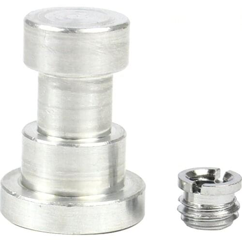 1/4 to 3/8 Adapter Screw for B Type Light Stand C-shape Bracket Flashlight Mount Holder Tripod Accessory