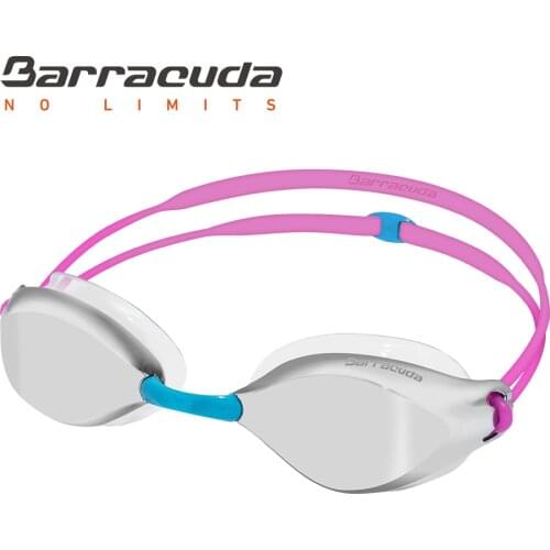 Barracuda Swimming Goggles Silicone Gaskets UV protection Anti-glare Competition Racing for Women Men #91410 Eyewear