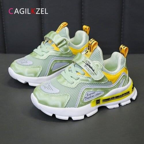 CAGILKZEL New 2020 Children Shoes Breathable Mesh Sports Shoes for Boys Casual Running Sneakers Boys Kids Shoes Chaussure Enfant