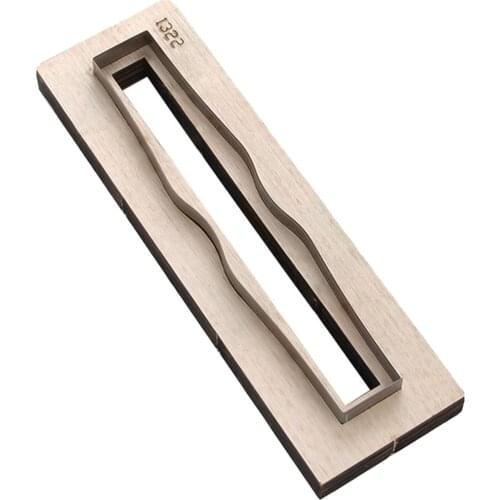 DIY Leather Die Cutter Steel Punch Cutting Mold for Keychain Rings Making