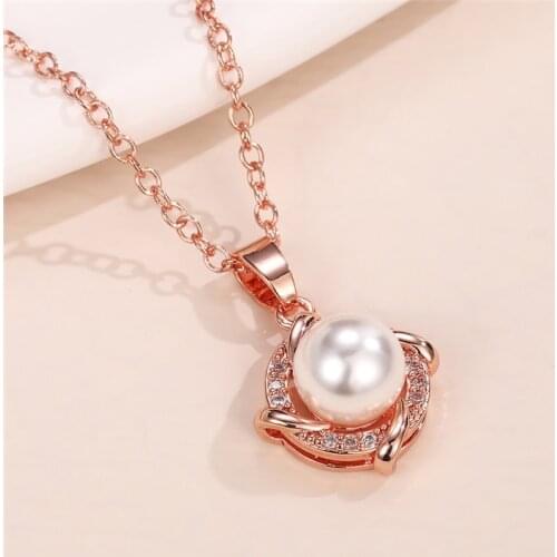Huitan Pearl Necklaces For Women