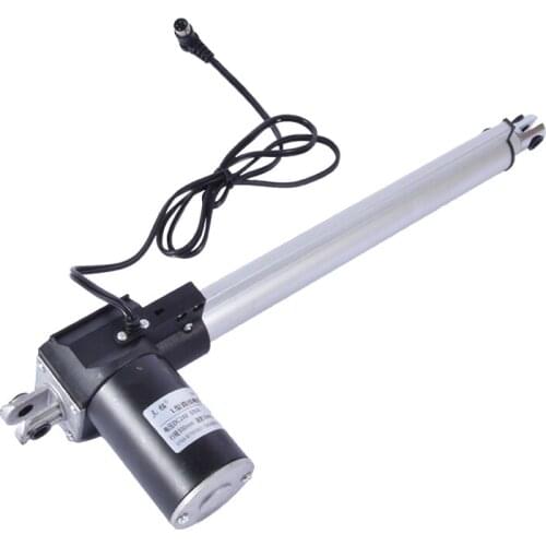 L300 12 inch corsa 300mm corsa attuatore lineare Elettrico motor DC 24V 5/10/30 mm/s Heavy Duty Pusher Progressiva 600/300/100kg