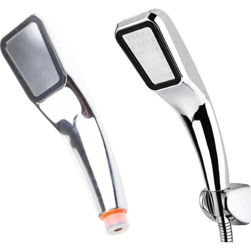 300 Hole Pressurized Water Saving Shower Head ABS With Chrome Plated Bathroom Hand Shower Water Booster Shower Head