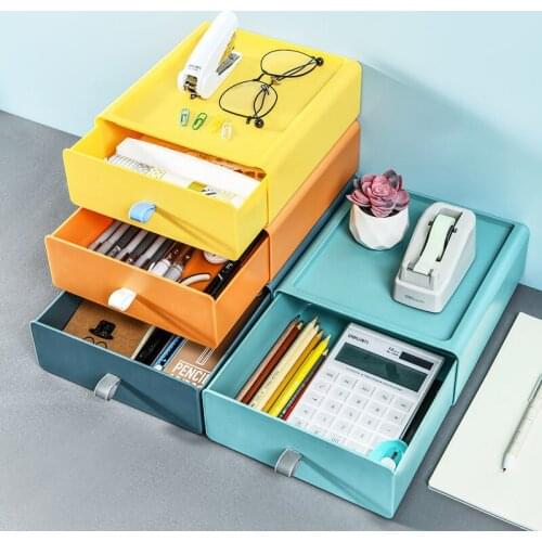 New Arrival Large Capacity Desk Pen Holder Pencil Makeup Storage Box Desktop Organizer Stand Case School Office Stationery Box