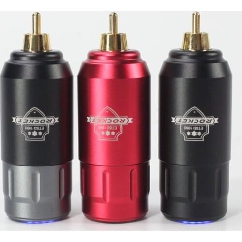 New Fashion Rocket Tattoo Mini Wireless Power Supply RCA Connection For Tattoo Rotary Machine Pen