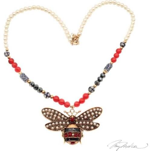 Swarovski necklace and Fly Collection Cervantes
