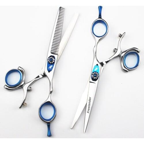 5.5 Inch 6 Inch Hairdressing Scissors 360 Rotating Handle Hair Scissors Barber Belt Holster Hairdressing Tools Model Number Size