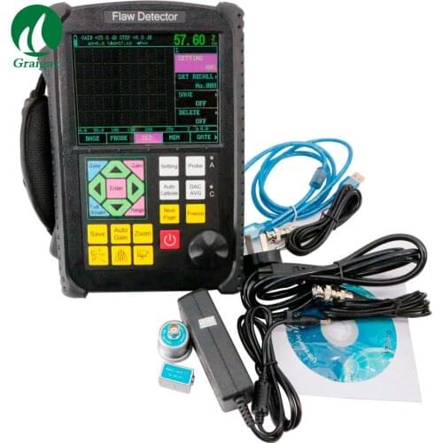 Portable Ultrasonic Flaw Detector GR650 NDT Instrument Crack, Inclusion Detector with Carrying Case