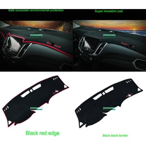 Car Dashboard Avoid Light Pad Instrument Platform Desk Cover Mats Carpets Third GE 2018 Accessories for Chevrolet Holden Equinox