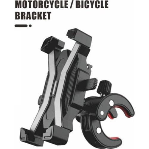 Bike Phone Holder Mount Motorcycle Handlebar Phone Mount Clamp Hand Operation Scooter Phone Clip For IPhone