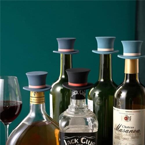 Magic Hat Wine Stopper Creative Gift Silica Gel Bottle Stopper Wine Stopper Wines Stopper Silicone Wine Bottle Cap Wine Corks