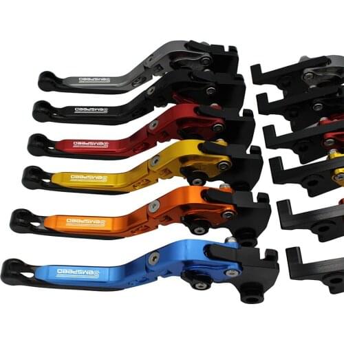 Semspeed Logo Extendable Extend Folded Brake Clutch Lever Fits for Kawasaki ZX10R RR KRT SE 2016 2017 2018 2019 2020 Accessories
