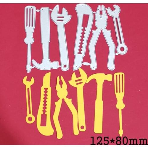 5Pcs/Set Car Repair Tools Metal Cutting Dies For Stamps Scrapbooking Stencils DIY Paper Album Cards Decor Embossing 2021 New