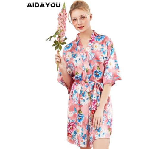 Женские короткие халаты AIDAYOU China At AliExpress