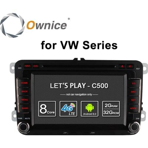 Ownice Android 2 Din Auto Radio Car DVD Player GPS Navigation for Volkswagen Passat POLO GOLF Skoda Seat Leon 4G LTE Network