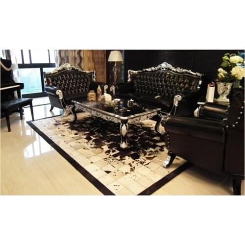 Free shipping 100% natural genuine cow leather manta